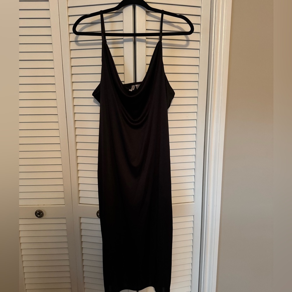 H&M Black Slip Dress